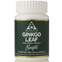 Bio Health Ginkgo Leaf 60 Capsules