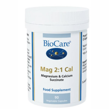 Biocare Mag 2:1 Cal (magnesium & Calcium Succinate) 90 Cap