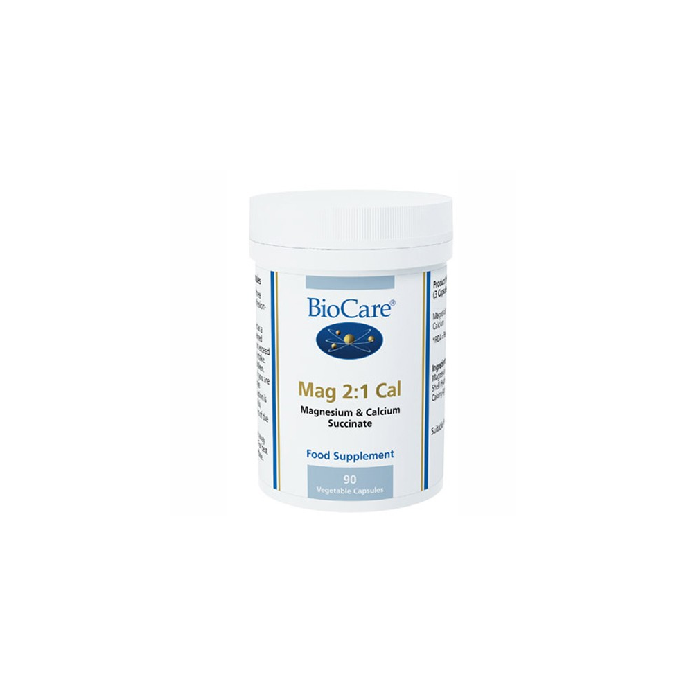 Biocare Mag 2:1 Cal (magnesium & Calcium Succinate) 90 Cap