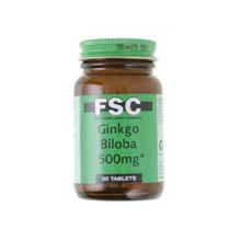 Fsc Fsc Ginkgo Biloba 500mg 60 Tablets