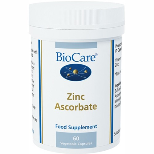 Biocare Zinc Ascorbate  45mg 60 Caps