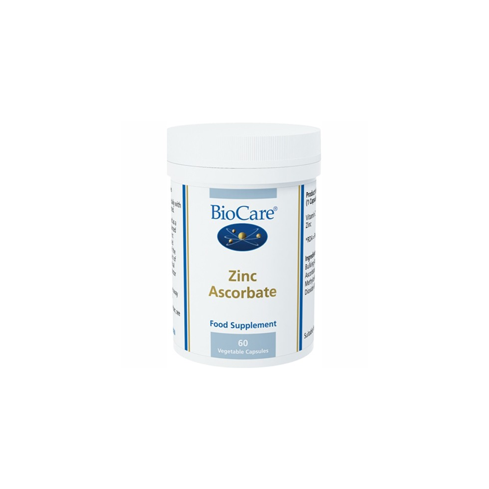 Biocare Zinc Ascorbate  45mg 60 Caps