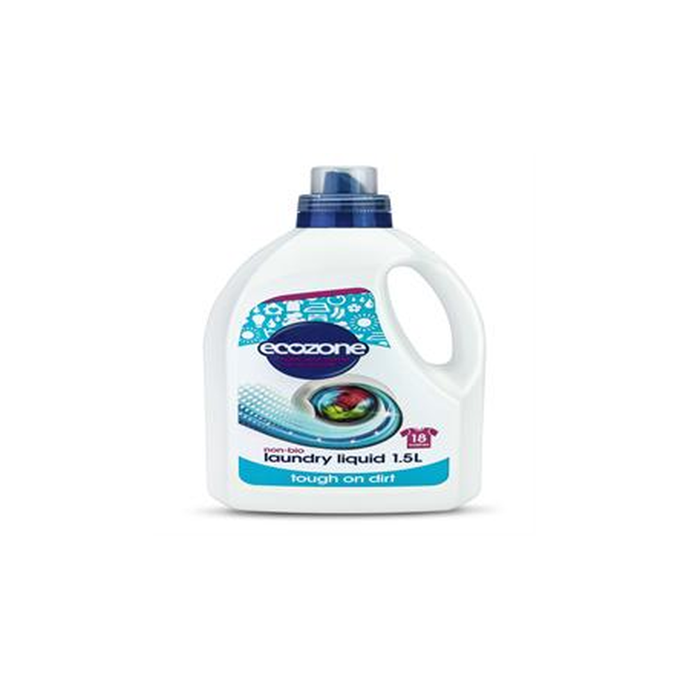 Ecozone Non Bio Laundry Liquid 1500ml  Free From: - Dyes - Phosphates