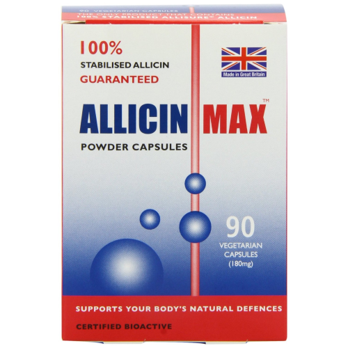 AllicinMax Allisure – 180mg Stabilized Allicin per Capsule – 30 Count