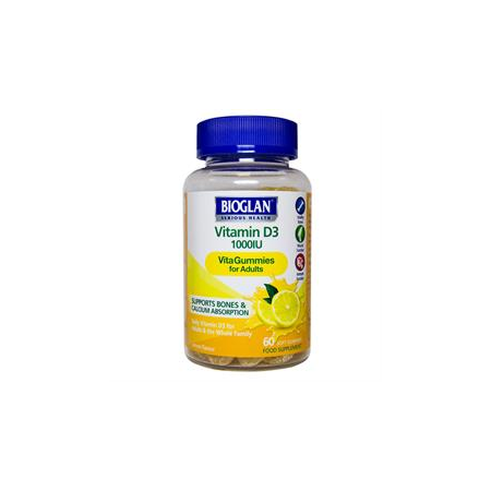 Bioglan Vita Gummies Vitamin D3 1000iu 60 Gummies