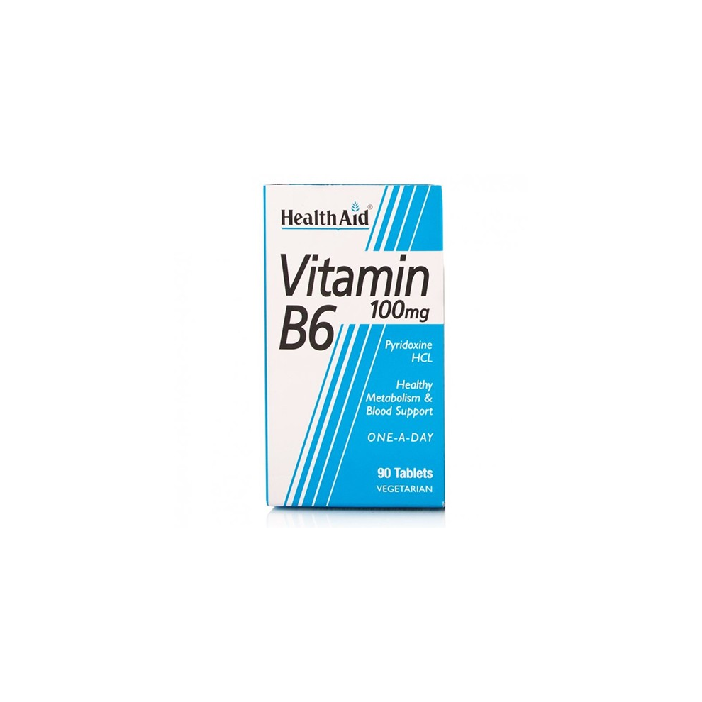 Healthaid Vitamin B6 (pyridoxine Hcl) 100mg   Tablets  90's