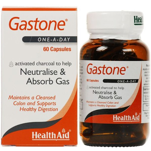 Healthaid Gastone (activated Charcoal) - 60 Capsules