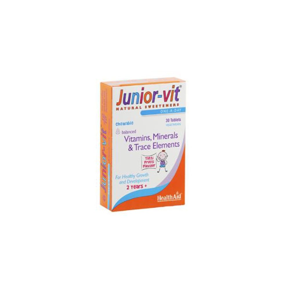 Health Aid Healthaid Junior-Vit - Chewable (Tutti-Fruity Flavour) 30 Tablets