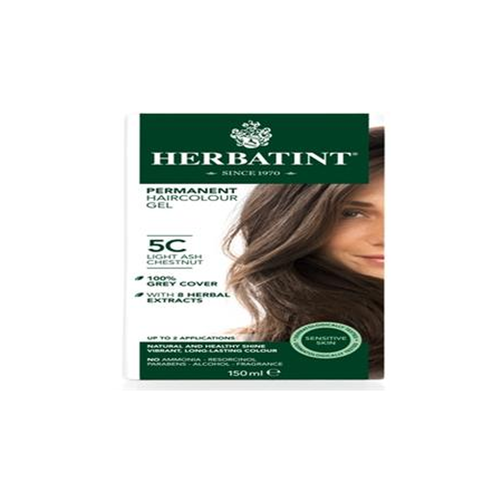 Herbatint Brown Light Ash Chestnut Hair Colour 5C 150Ml
