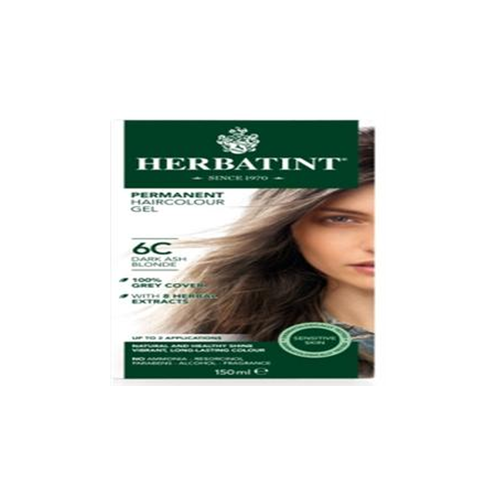 Herbatint Dark Ash Blonde Hair Colour 6c 150ml