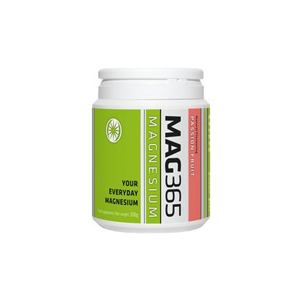 Mag365 Magnesium Supplement Passion Fruit 300G