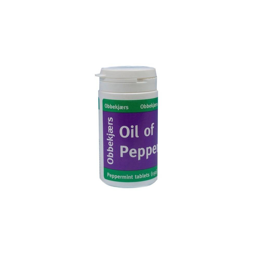 Obbekjaers Oil Of Peppermint 150 Tabs