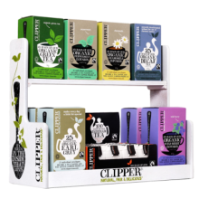 Clipper Wooden Tea Display Stand Small (empty)