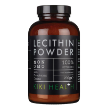 Kiki Lecithin Non-GMO Powder 200g – 100% Soybean Emulsifier & Thickener for Cooking & Baking