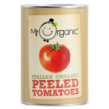 Mr Organic Organic Whole Plum Tomato 400g Tin