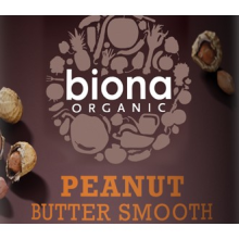 Biona Organic Peanut Butter Smooth 1kg