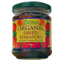 Biona Organic Dried Tomatoes in Extra Virgin Olive Oil 170g