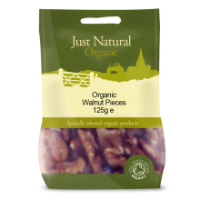 Just Natural Organic Organic Walnut Pieces 125g