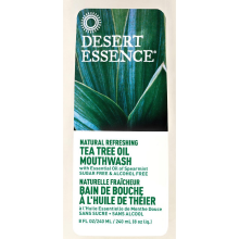 Desert Essence, Bain de Bouche à l'Huile d'Arbre à Thé, Menthe Verte, 16 fl oz (473 ml)