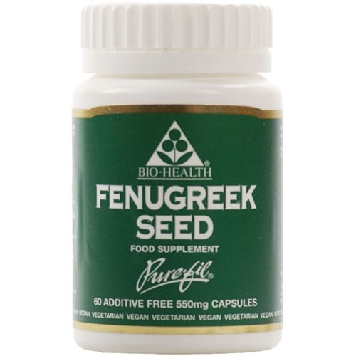 Bio-Health Fenugreek Seed 550mg Capsules - 60 Count