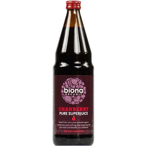 Biona Organic Pure Cranberry Juice 750ml