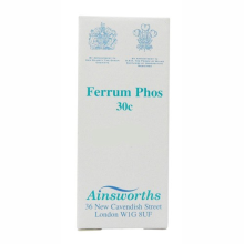 Ainsworths Ferrum Phos 30c Single Counter Remedy 120 Tabs