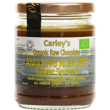 Carley's Org Raw Choc Amazing Almond Super Spread 250g