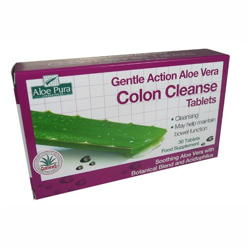 Aloe Pura Aloe Pura Aloe Vera Gentle Action Colon Cleanse 30 Tablets On Onbuy 8842