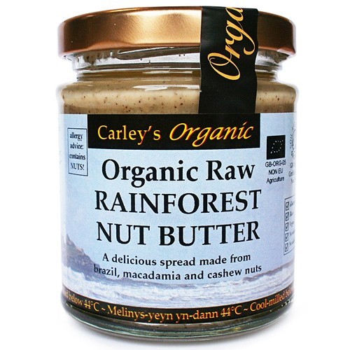 Carley's Organic Raw Rainforest Nut Butter 170g