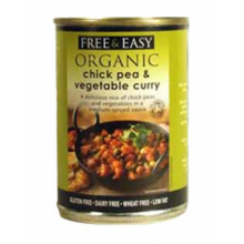 Free & Easy Organic Chick Pea & Vegetable Curry 400g