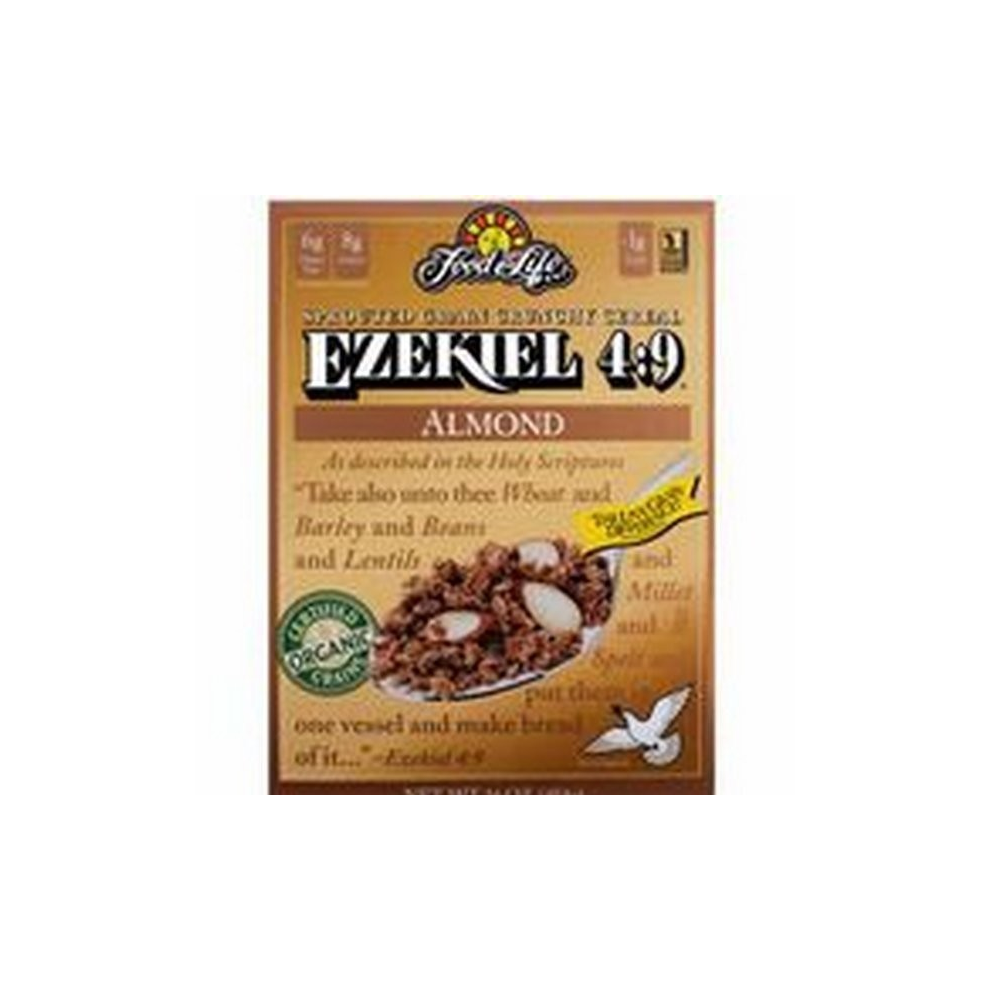 Food For Life Grain Ezekiel Sprouted Whole Cereal Almond 454G