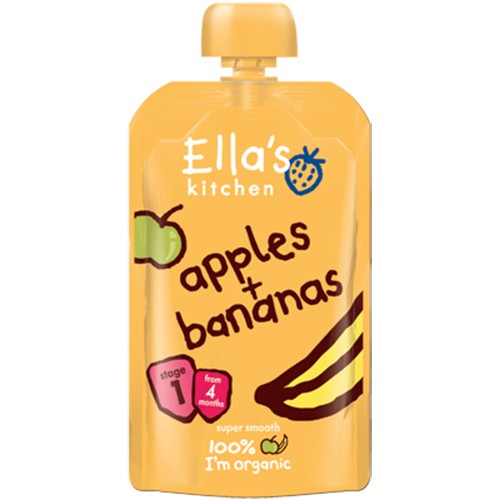 Ellas Kitchen Stage 1 Peaches & Bananas 120g