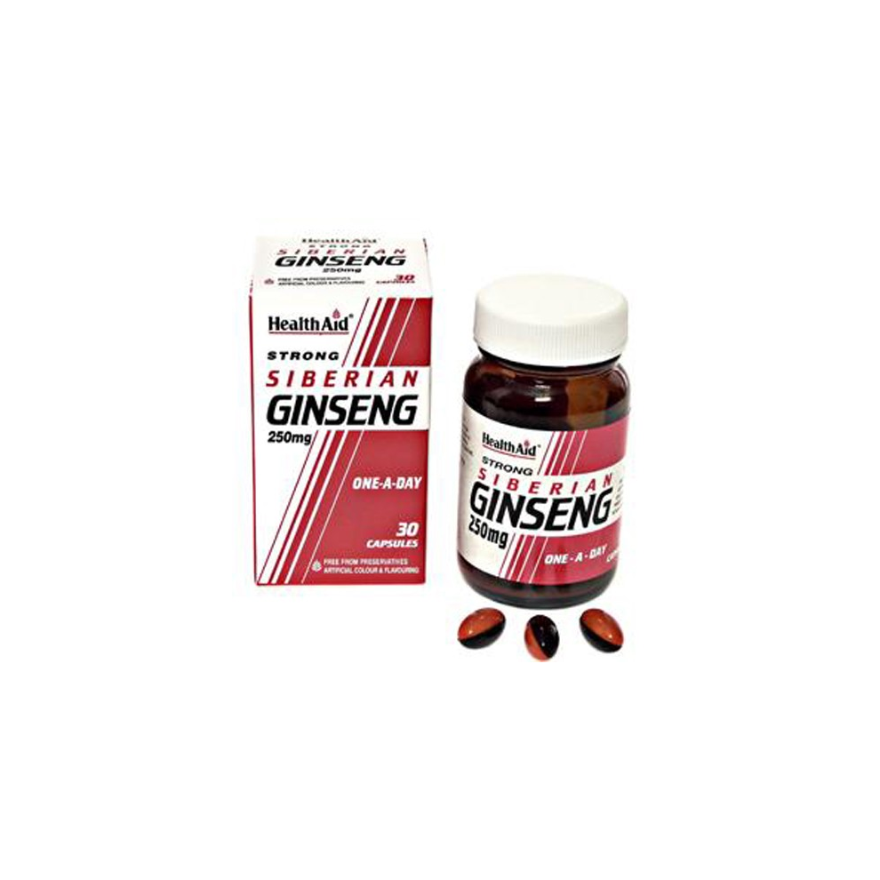 Health Aid Healthaid Siberian Ginseng 250Mg - 30 Capsules