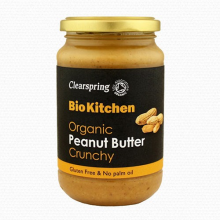 Clearspring Bio Kitchen Organic Peanut Butter Crunchy 350g