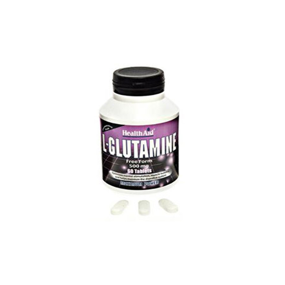 Health Aid Healthaid L-Glutamine 500Mg - 60 Tablets