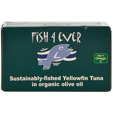 Fish4ever Yellowfin Tuna Fish in Organic Olive Oil 120g