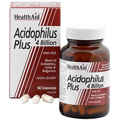 Healthaid Acidophilus Plus 4 Billion - 60 Vegicaps