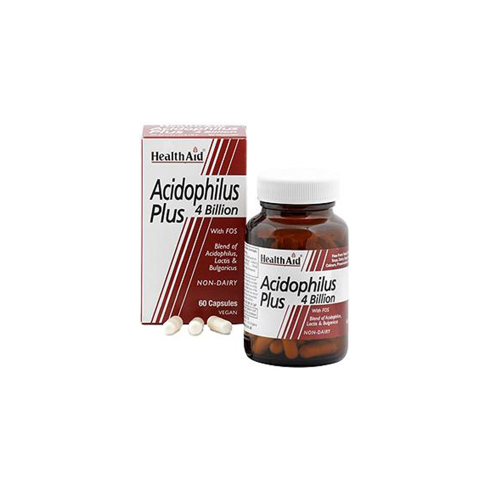 Health Aid Healthaid Acidophilus Plus 4 Billion - 60 Vegicaps