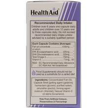 Healthaid Omega 3 750mg (epa 425mg Dha 325mg) Capsules 30's