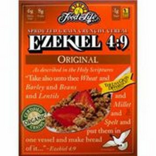 Food for Life Ezekiel Sprouted Whole Grain Cereal Original 454g - Flourless, Complete Protein, Low Sugar Breakfast