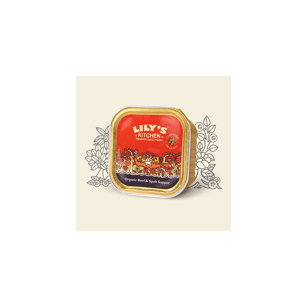 Lilys Kitchen Organic Beef Supper for Dogs 150g - 11 Pack - Image 5