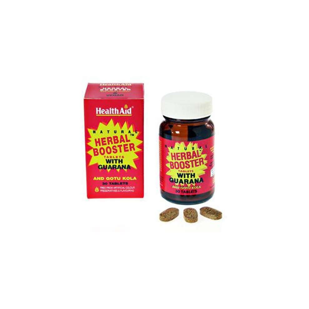 Healthaid Herbal Booster with Guarana - 30 Tablets