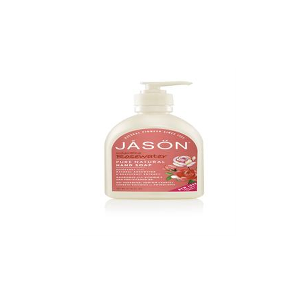 Photos - Shower Gel Jason Bodycare Rosewater Liq Satin Soap Pump 480ml 