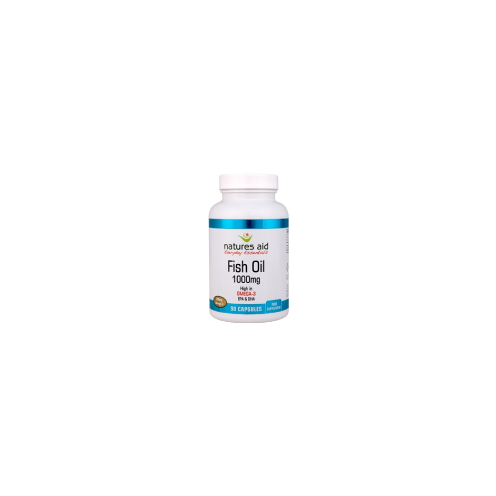 Natures Aid Fish Oil - 1000mg (omega-3 Rich) 180 Caps