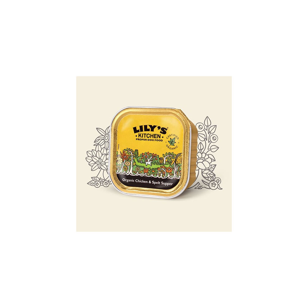 B&Q - Organic Chicken SupperGrain-Free Adult Dog Wet Food11 X 150G - Image 3