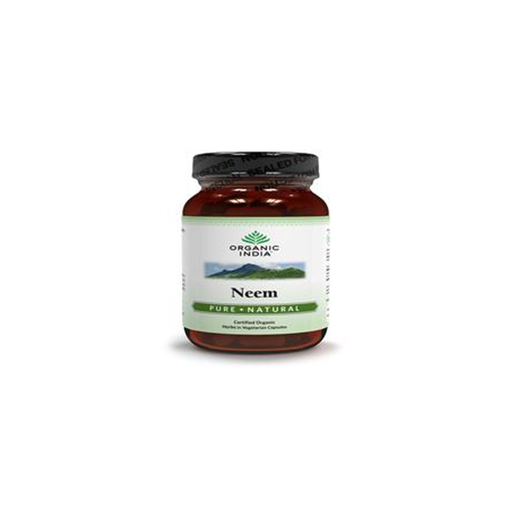 Organic India Organic Neem 90 Veg Capsules