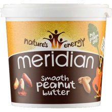 Meridian Natural Smooth Peanut Butter - No Added Sugar and Salt - 1000g