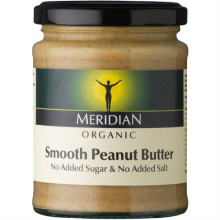 Meridian Organic Smooth Peanut Butter - 100% Nuts - 280g