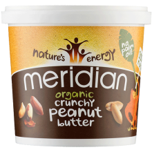 Meridian Organic Crunchy Peanut Butter - No Added Sugar and Salt - 1000g