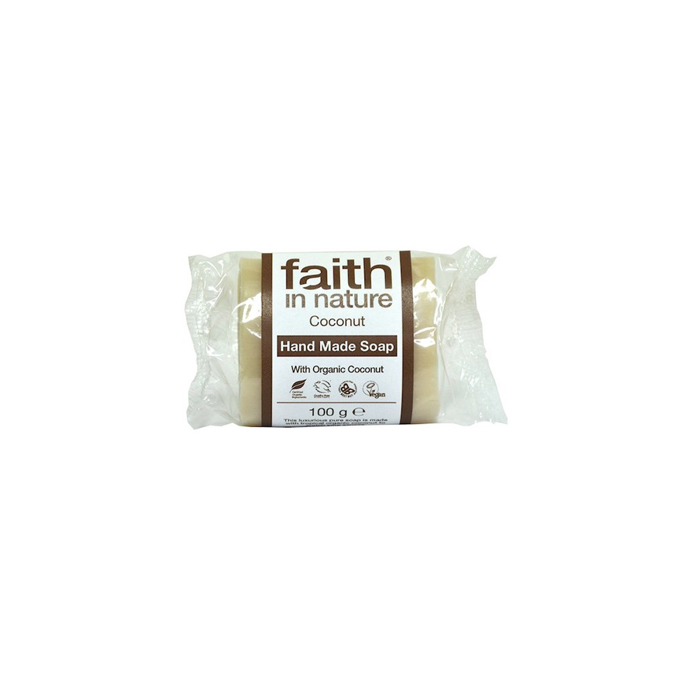 Faith in Nature Coconut Soap Unwrapped X 18 Box